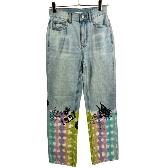 BDG‎ Urban Outfitters Women's High Waist Artsy Cowboy Jeans Size 25 Denim Casual - Picture 6 of 12